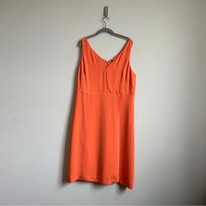 Ann Taylor Sleeveless Dress - Pumpkin